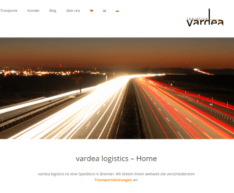 Website Relaunch vardea logistics